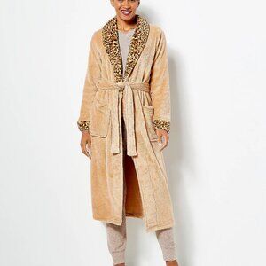 Stan Herman Classic Plush Safari Wrap Robe  13326